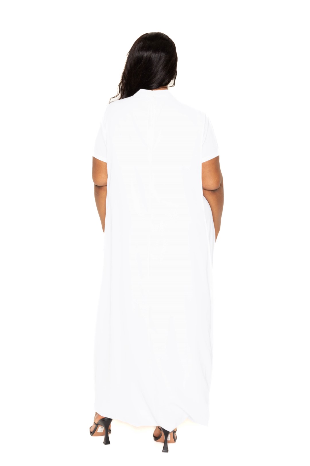 Mock neck back cape dress Mock neck back cape dress - kats closet1