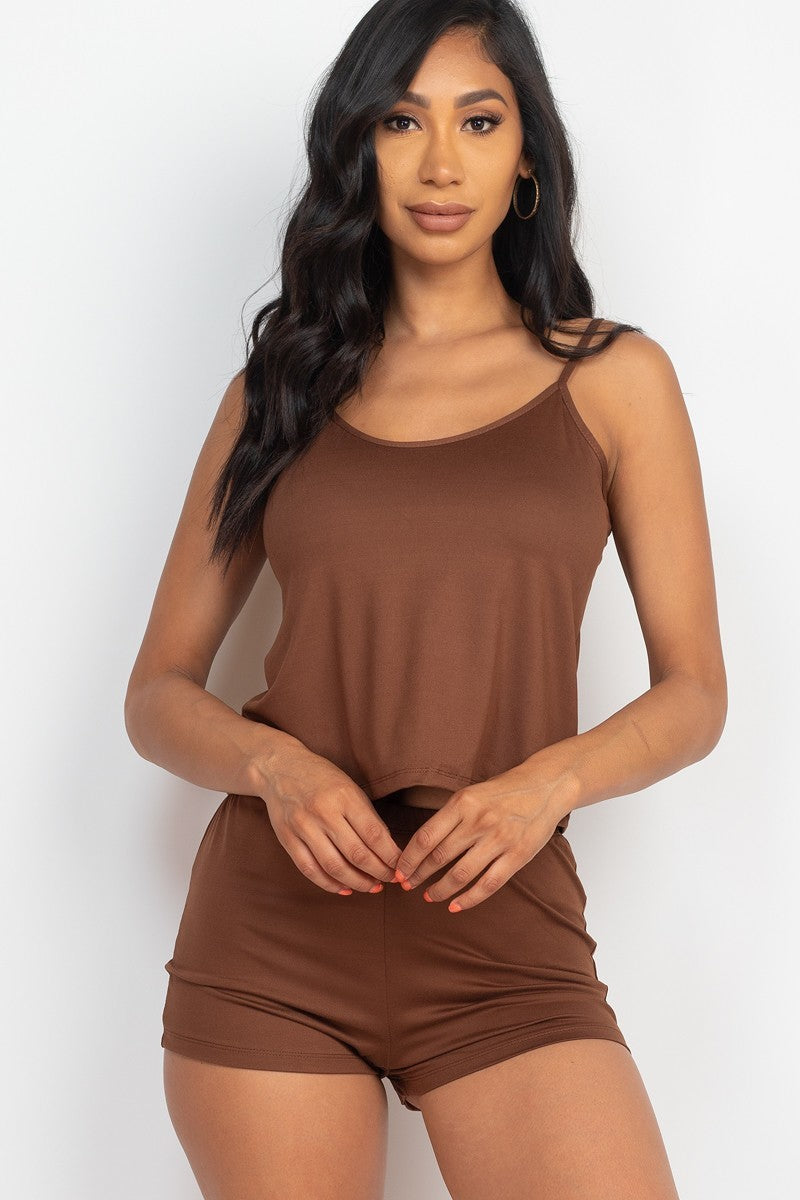 Cami Top & Shorts Set Cami Top & Shorts Set - kats closet1