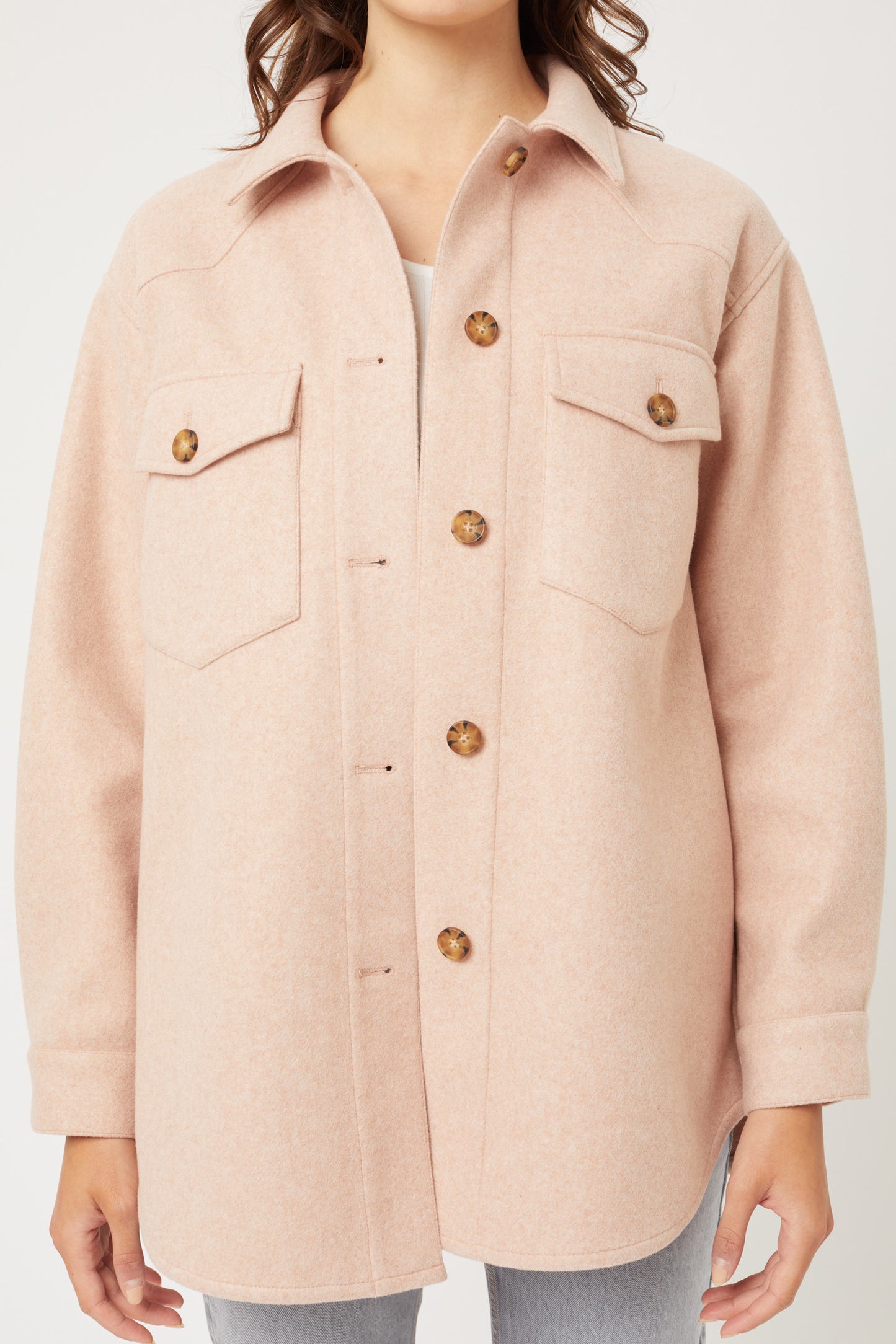 Jq Fleece Oversized Shacket Jq Fleece Oversized Shacket - kats closet1